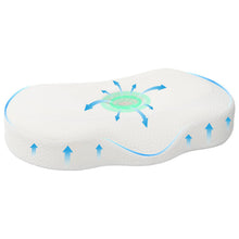 Hoofdkussen met kussen Wit 55 x 36 x 10 cm Polyester