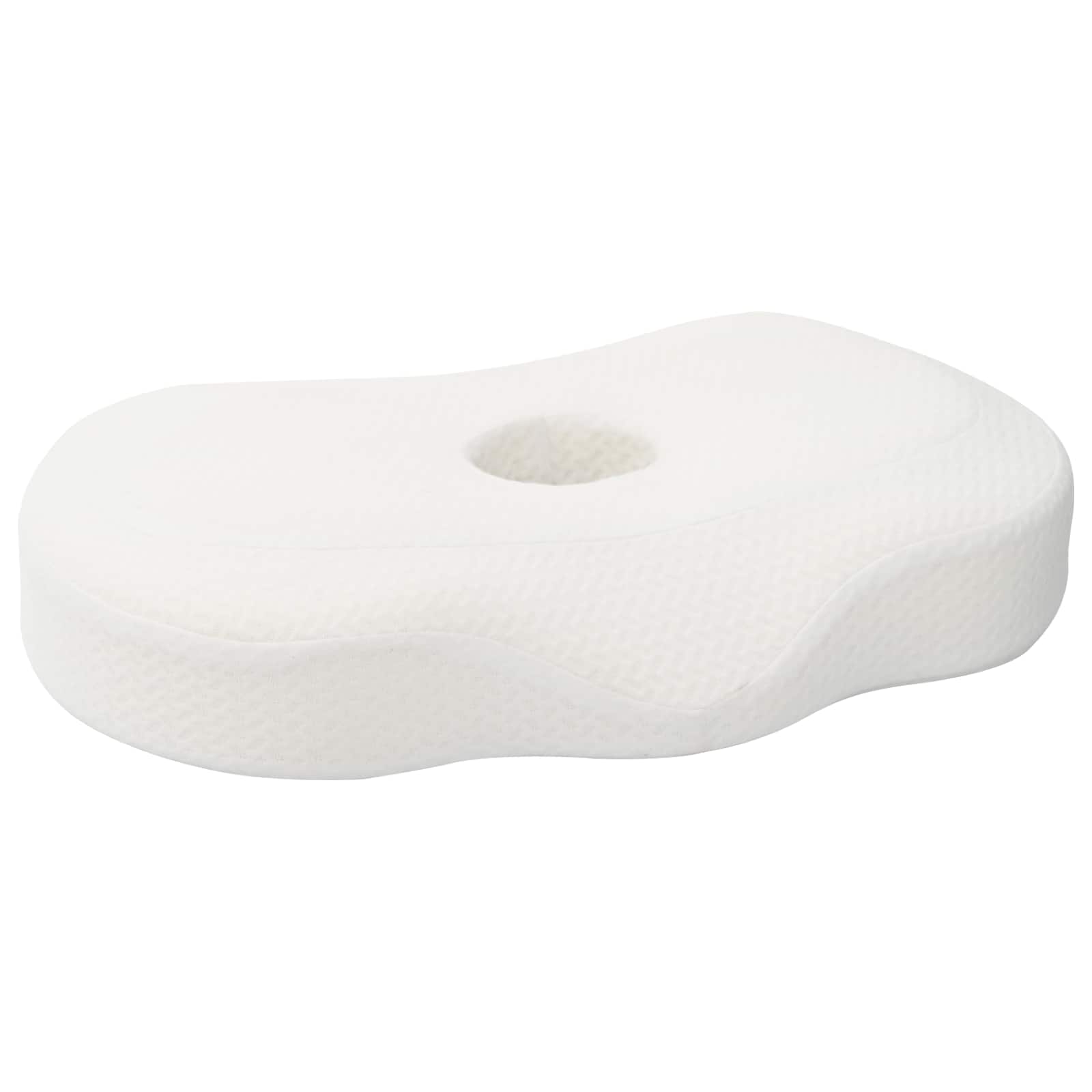 Hoofdkussen met kussen Wit 55 x 36 x 10 cm Polyester
