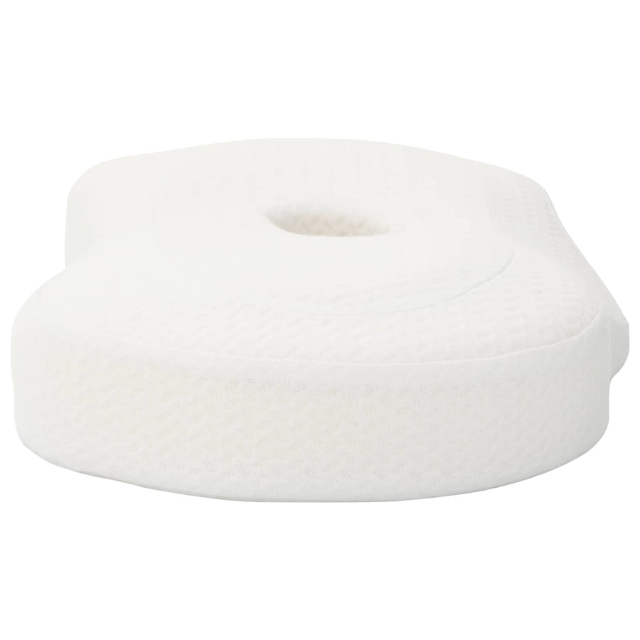 Hoofdkussen met kussen Wit 55 x 36 x 10 cm Polyester