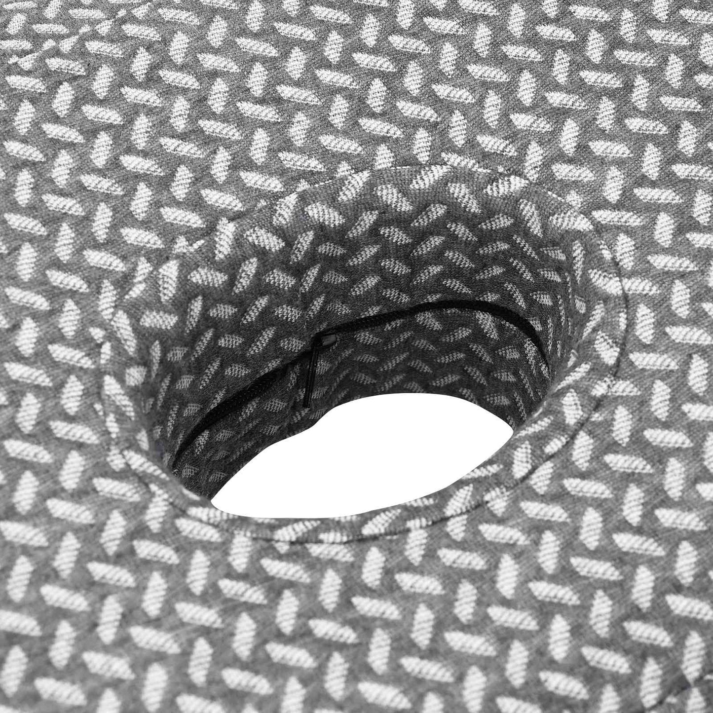 Hoofdkussen met kussen Grijs 55 x 36 x 10 cm Polyester