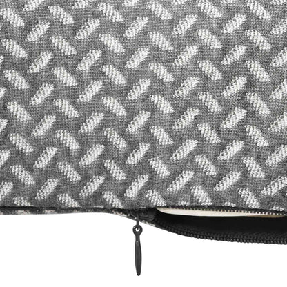 Hoofdkussen met kussen Grijs 55 x 36 x 10 cm Polyester