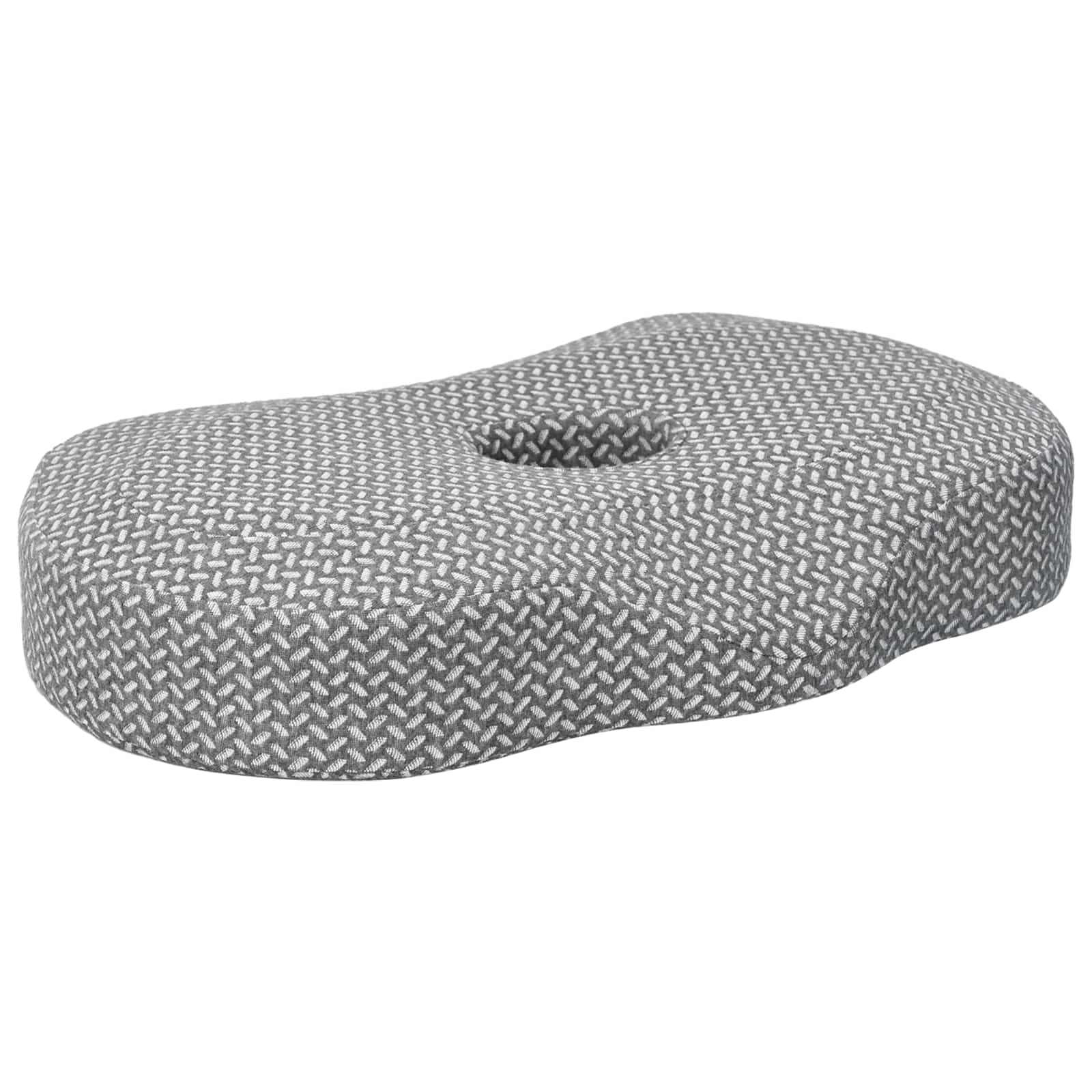 Hoofdkussen met kussen Grijs 55 x 36 x 10 cm Polyester