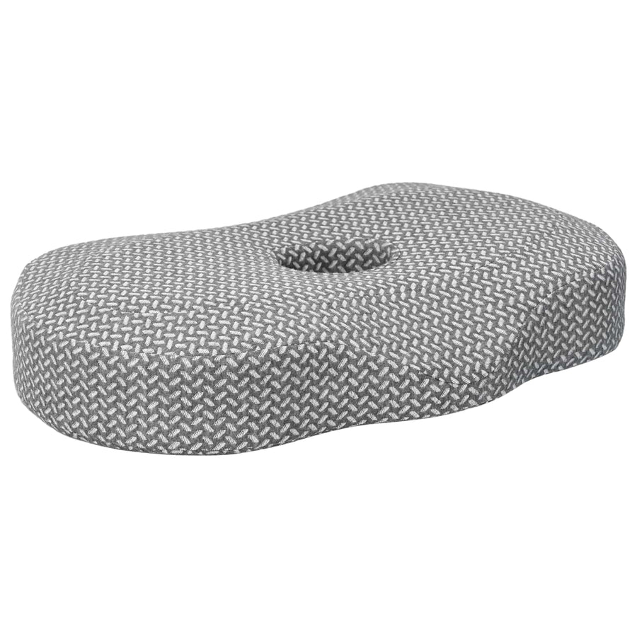 Hoofdkussen met kussen Grijs 55 x 36 x 10 cm Polyester