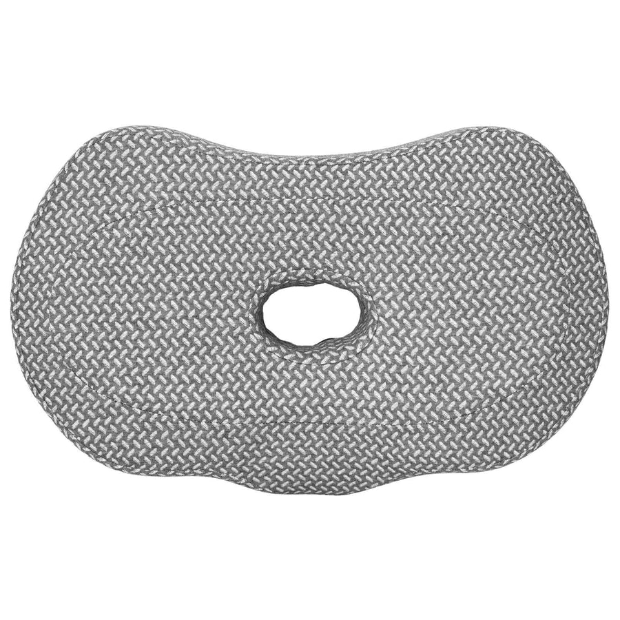 Hoofdkussen met kussen Grijs 55 x 36 x 10 cm Polyester