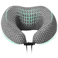 Hoofdkussen met kussen Grijs 30 x 28 x 14 cm Polyester