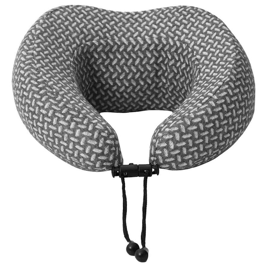 Hoofdkussen met kussen Grijs 30 x 28 x 14 cm Polyester