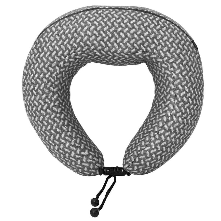 Hoofdkussen met kussen Grijs 30 x 28 x 14 cm Polyester