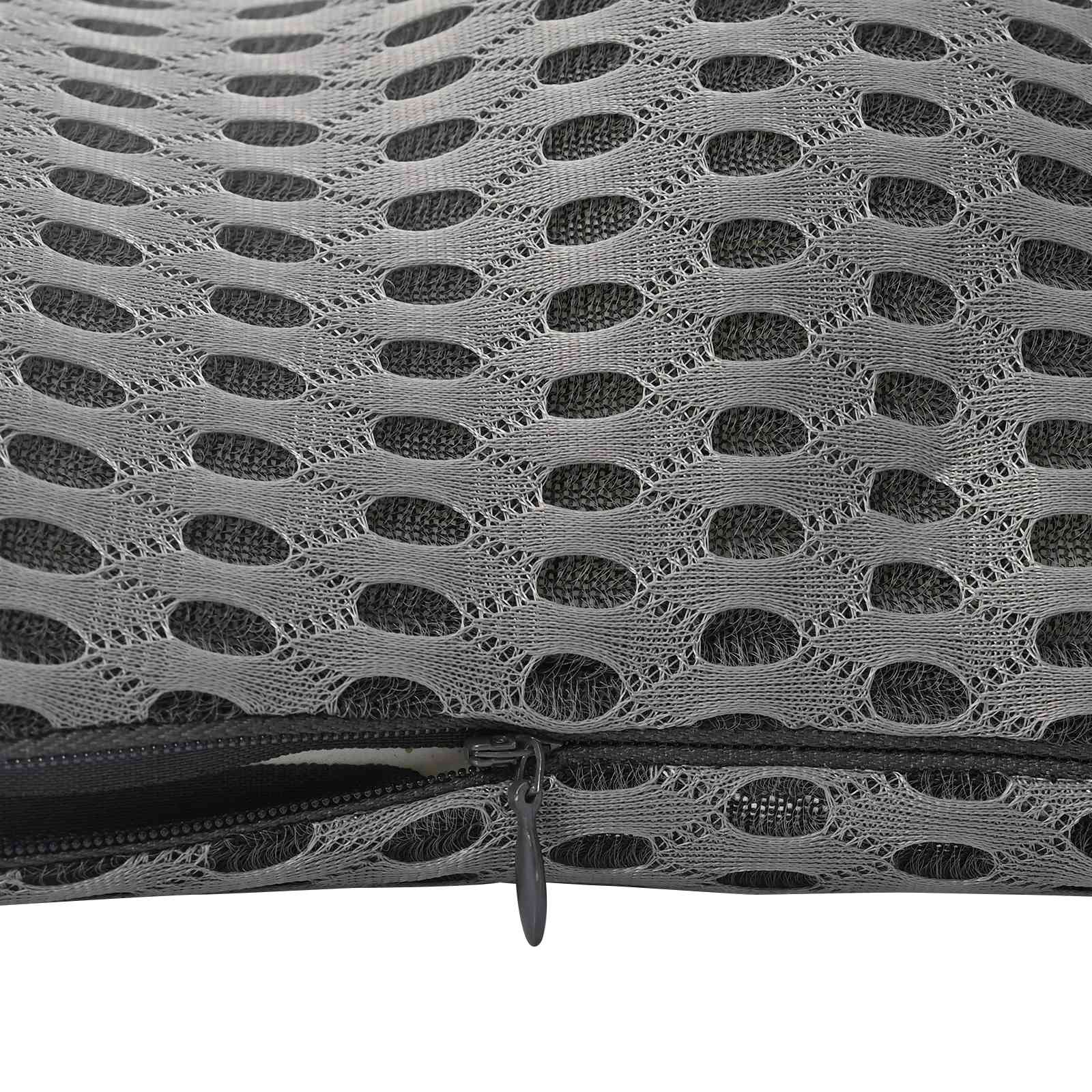 Hoofdkussen met kussen Grijs 47 x 24 x 13 cm 4D Mesh