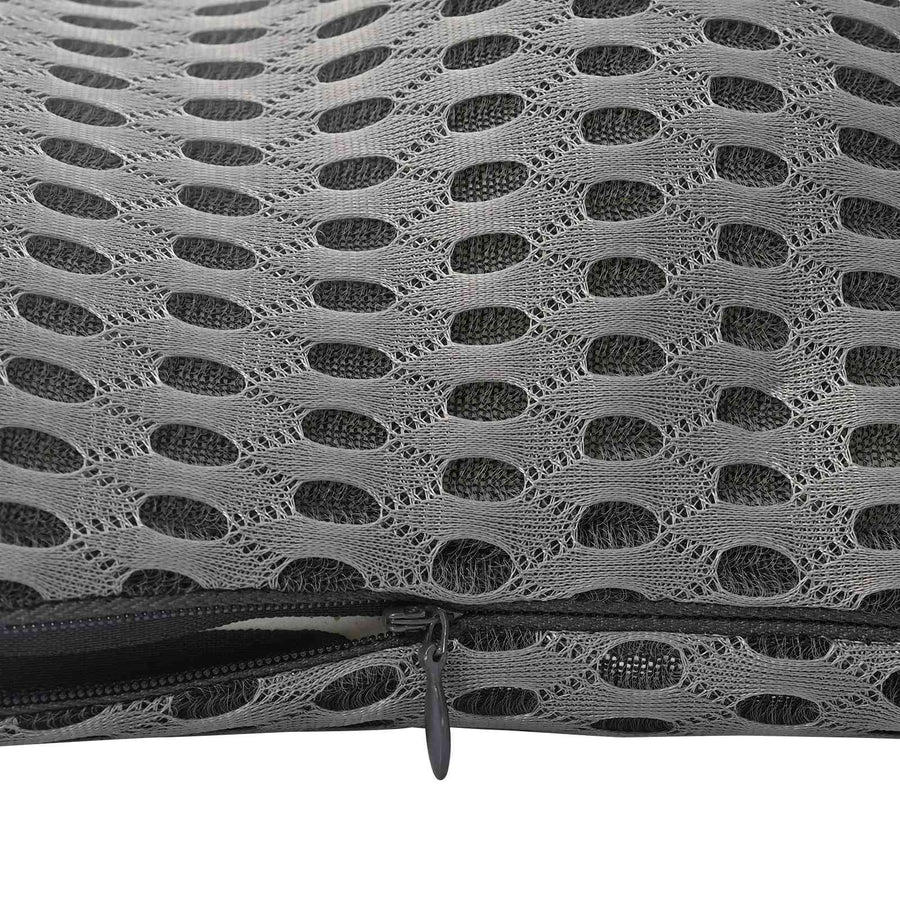 Hoofdkussen met kussen Grijs 47 x 24 x 13 cm 4D Mesh