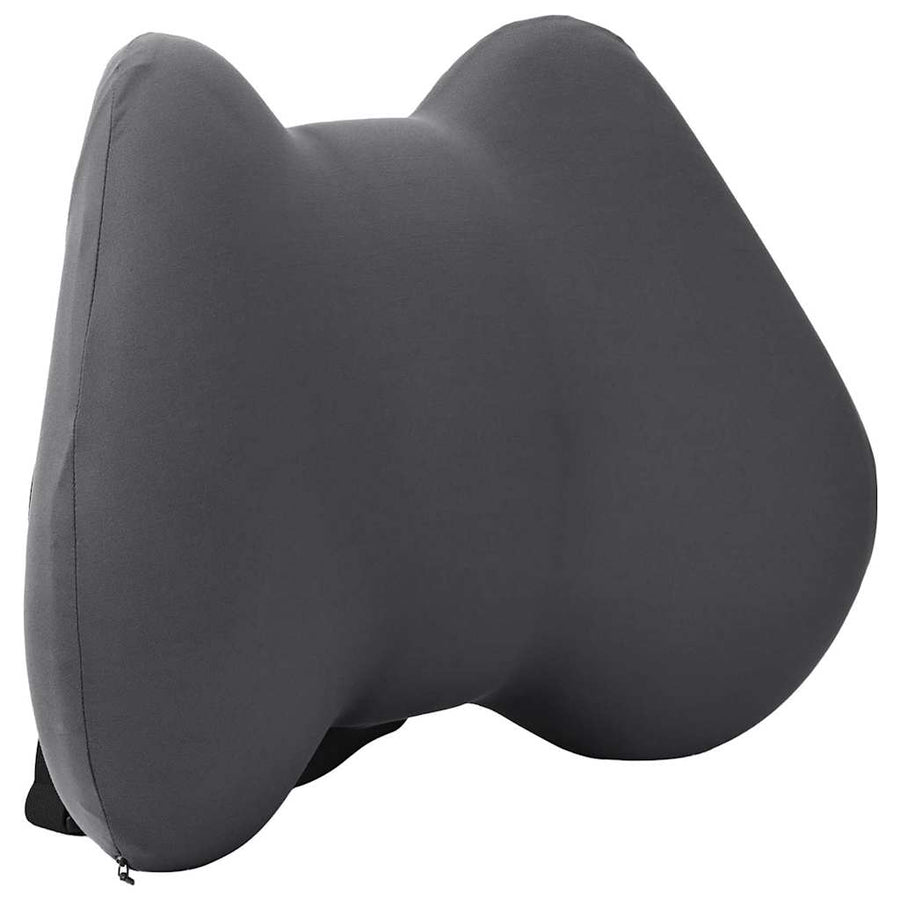 Hoofdkussen met kussen Grijs 42 x 32 x 14 cm Polyester
