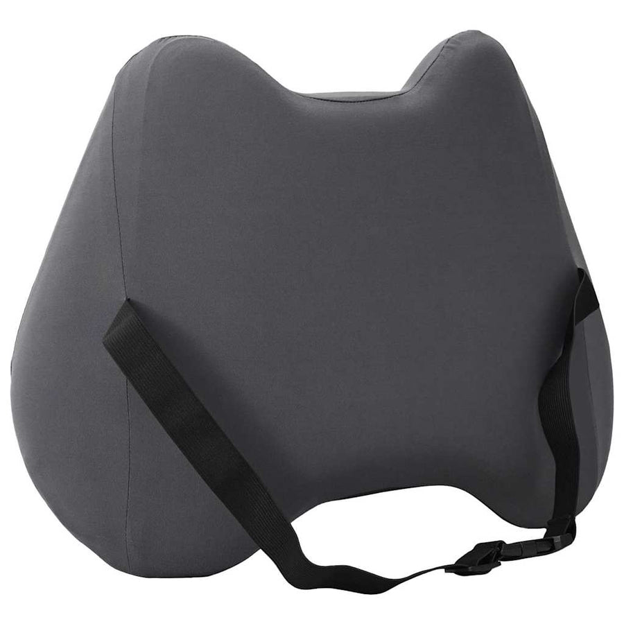Hoofdkussen met kussen Grijs 42 x 32 x 14 cm Polyester
