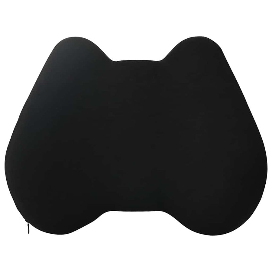 Hoofdkussen met kussen Zwart 42 x 32 x 14 cm Polyester