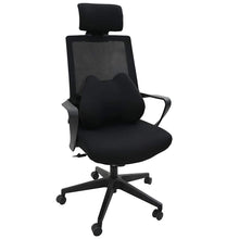 Hoofdkussen met kussen Zwart 42 x 32 x 14 cm Polyester