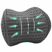 Hoofdkussen met kussen Grijs 31 x 23 x 14 cm 4D Mesh
