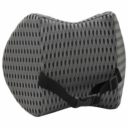 Hoofdkussen met kussen Grijs 31 x 23 x 14 cm 4D Mesh
