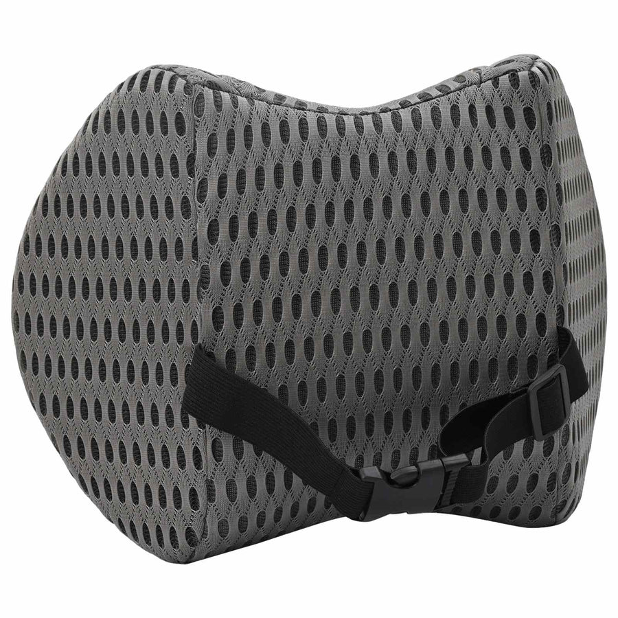 Hoofdkussen met kussen Grijs 31 x 23 x 14 cm 4D Mesh