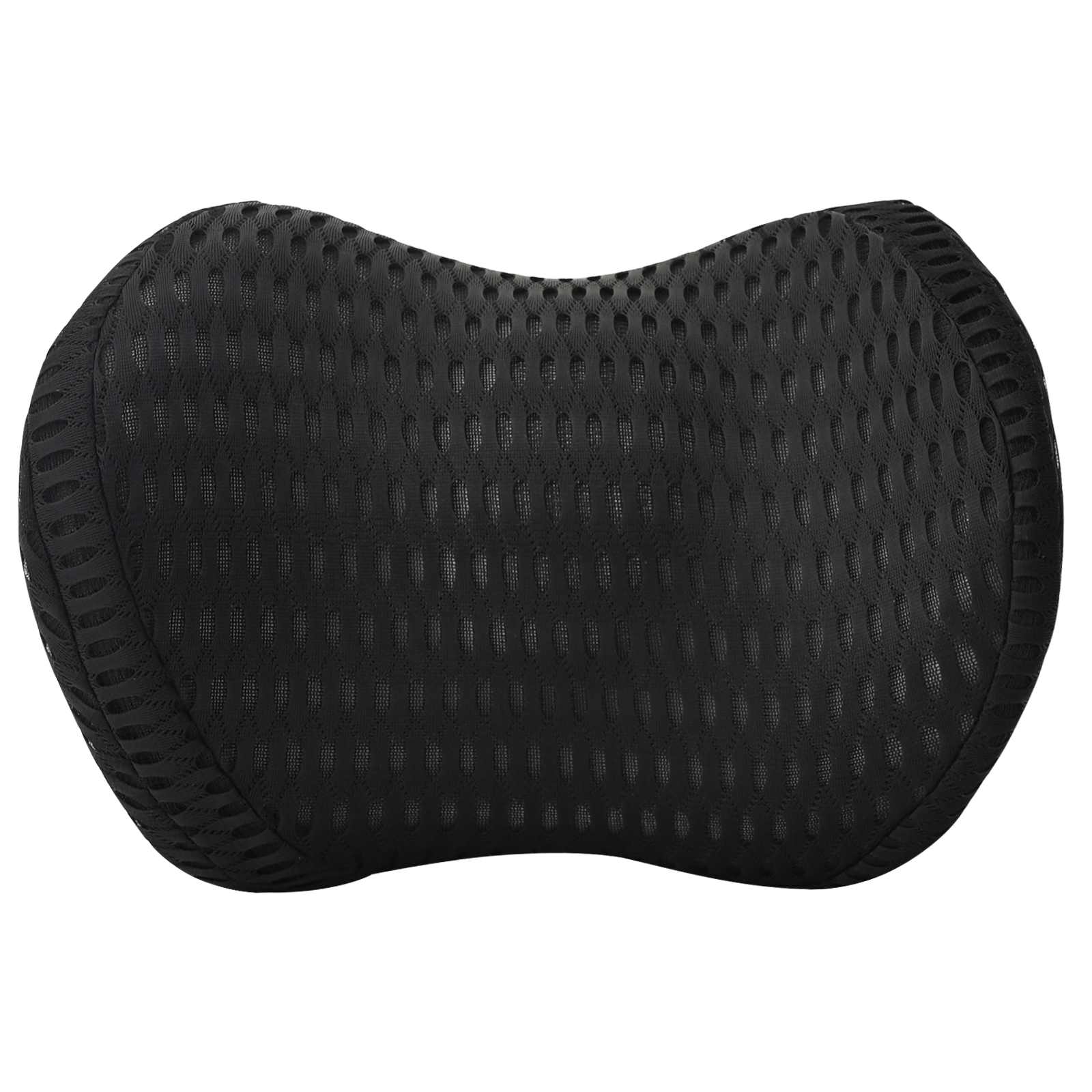 Hoofdkussen met kussen Zwart 31 x 23 x 14 cm 4D Mesh