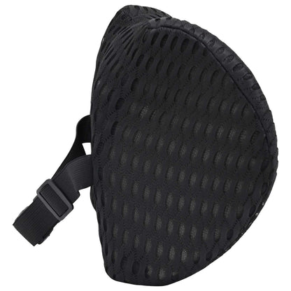 Hoofdkussen met kussen Zwart 31 x 23 x 14 cm 4D Mesh