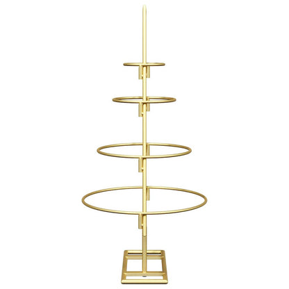 Metalen kerstboom met standaard Goud 60 cm Poedergecoat staal