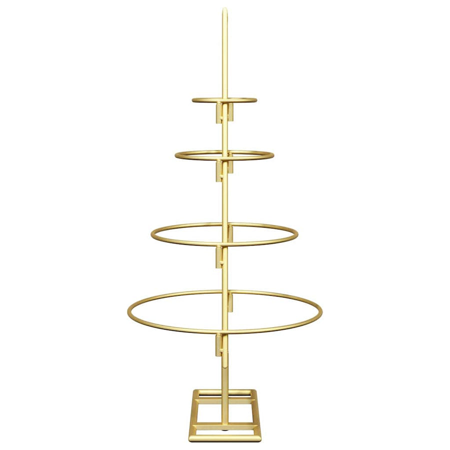 Metalen kerstboom met standaard Goud 60 cm Poedergecoat staal
