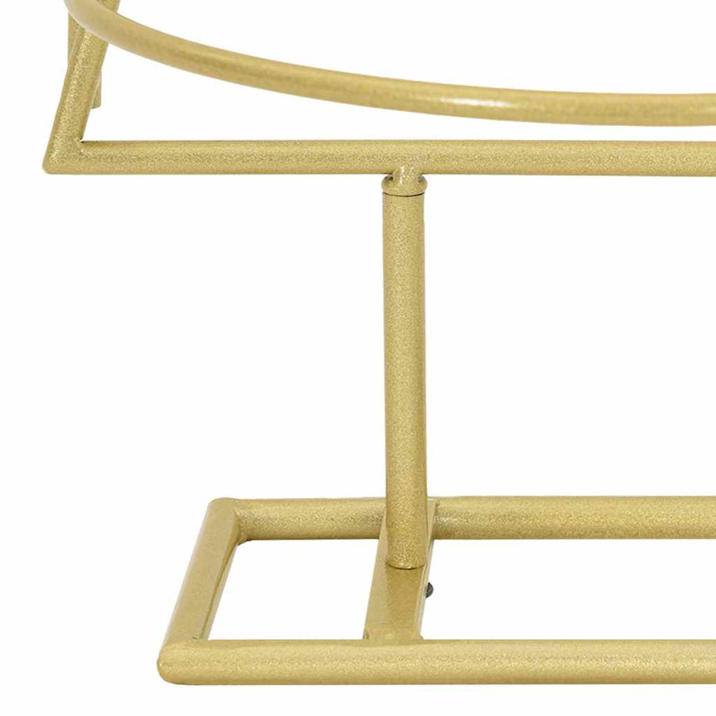Metalen kerstboom met standaard Goud 125 cm Poedergecoat staal