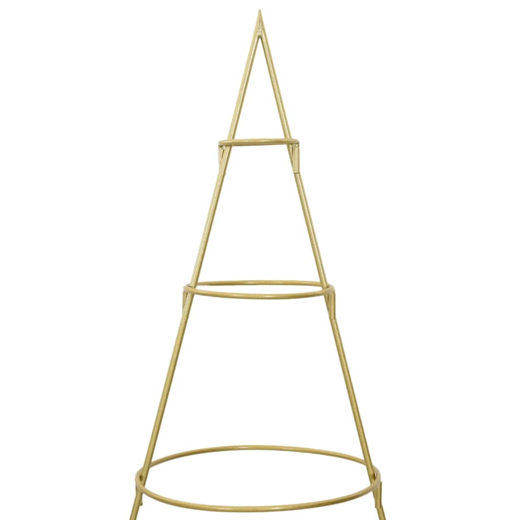 Metalen kerstboom met standaard Goud 180 cm Poedergecoat staal