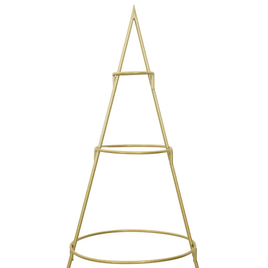 Metalen kerstboom met standaard Goud 180 cm Poedergecoat staal