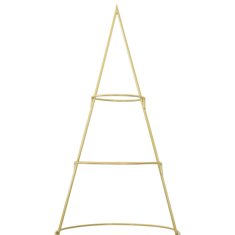 Metalen kerstboom met standaard Goud 210 cm Poedergecoat staal