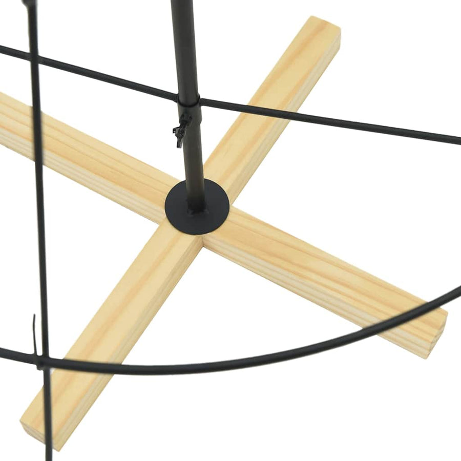 Kerst Cone Boom met standaard Zwart 150 cm Staal