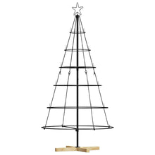 Kerst Cone Boom met standaard Zwart 150 cm Staal