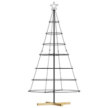 Kerst Cone Boom met standaard Zwart 180 cm Staal
