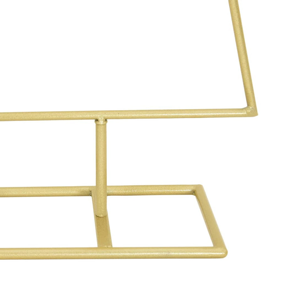 Metalen kerstboom met standaard Goud 90 cm Poedergecoat staal