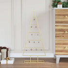 Metalen kerstboom 90 cm goud