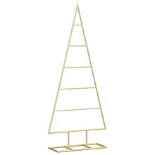 Metalen kerstboom met standaard Goud 90 cm Poedergecoat staal