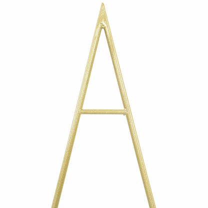 Metalen kerstboom met standaard Goud 125 cm Poedergecoat staal