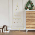 Metalen kerstboom 125 cm goud