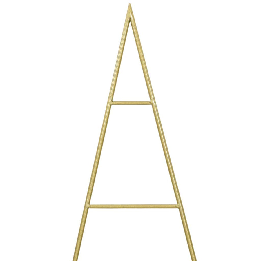 Metalen kerstboom met standaard Goud 150 cm Poedergecoat staal