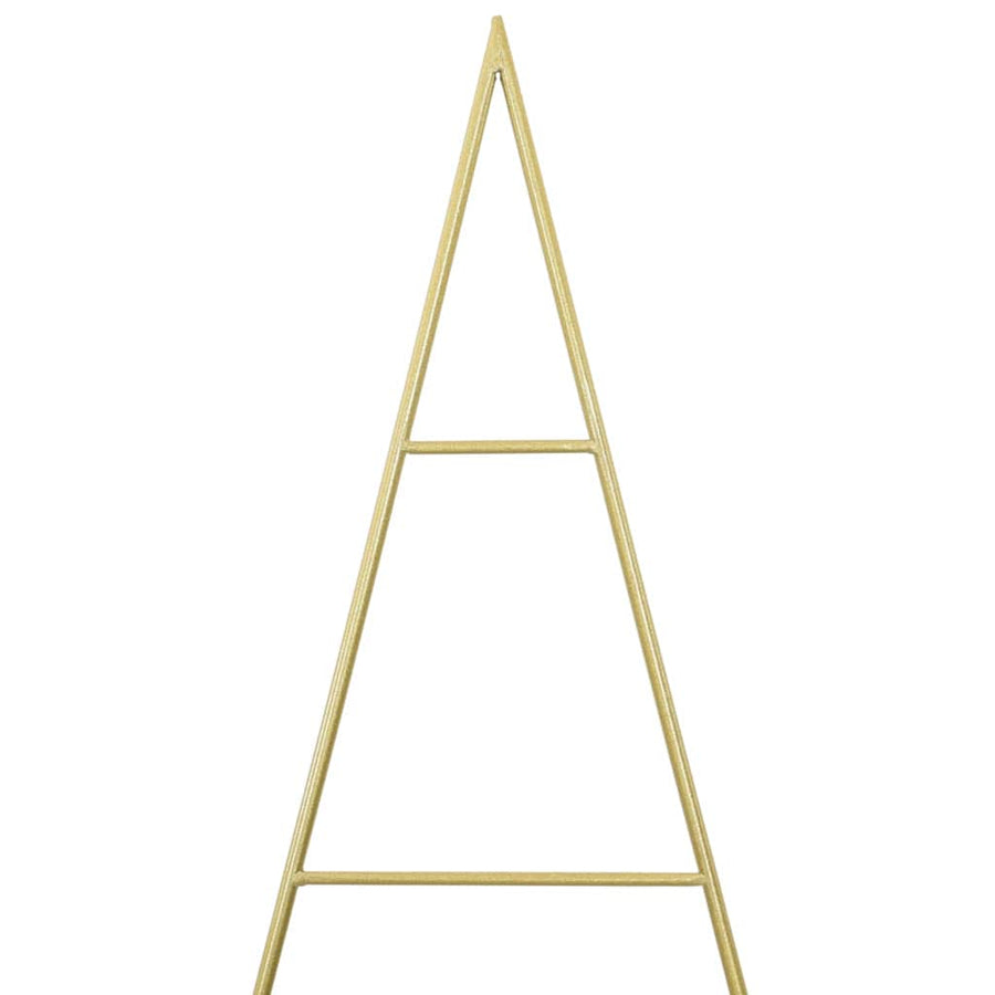 Metalen kerstboom met standaard Goud 180 cm Poedergecoat staal
