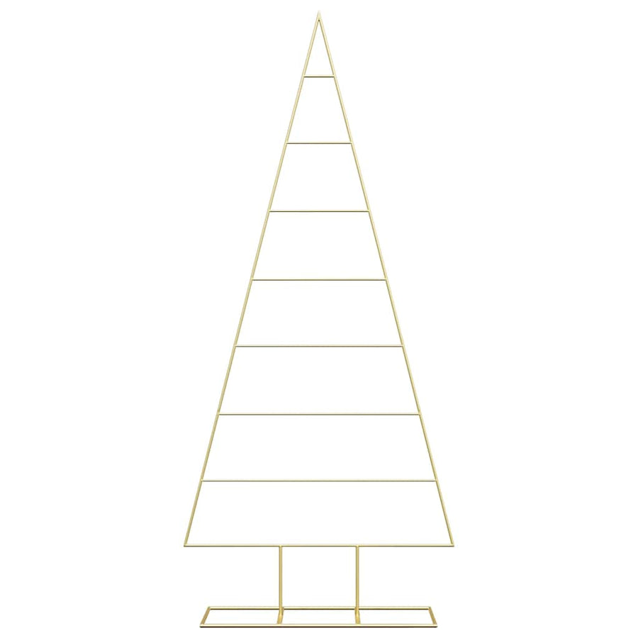 Metalen kerstboom met standaard Goud 180 cm Poedergecoat staal