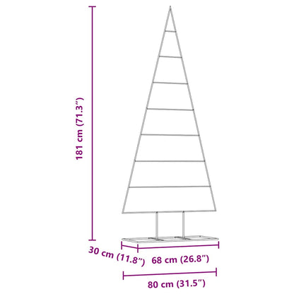 Metalen kerstboom met standaard Goud 180 cm Poedergecoat staal
