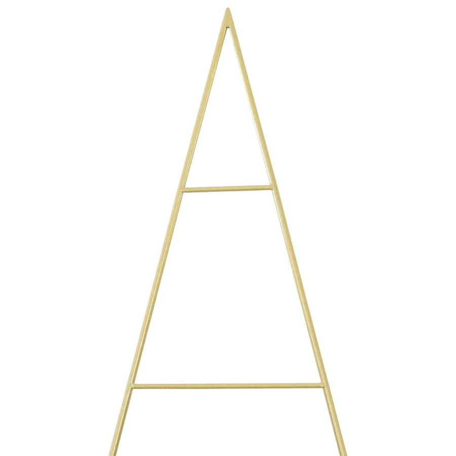 Metalen kerstboom met standaard Goud 210 cm Poedergecoat staal