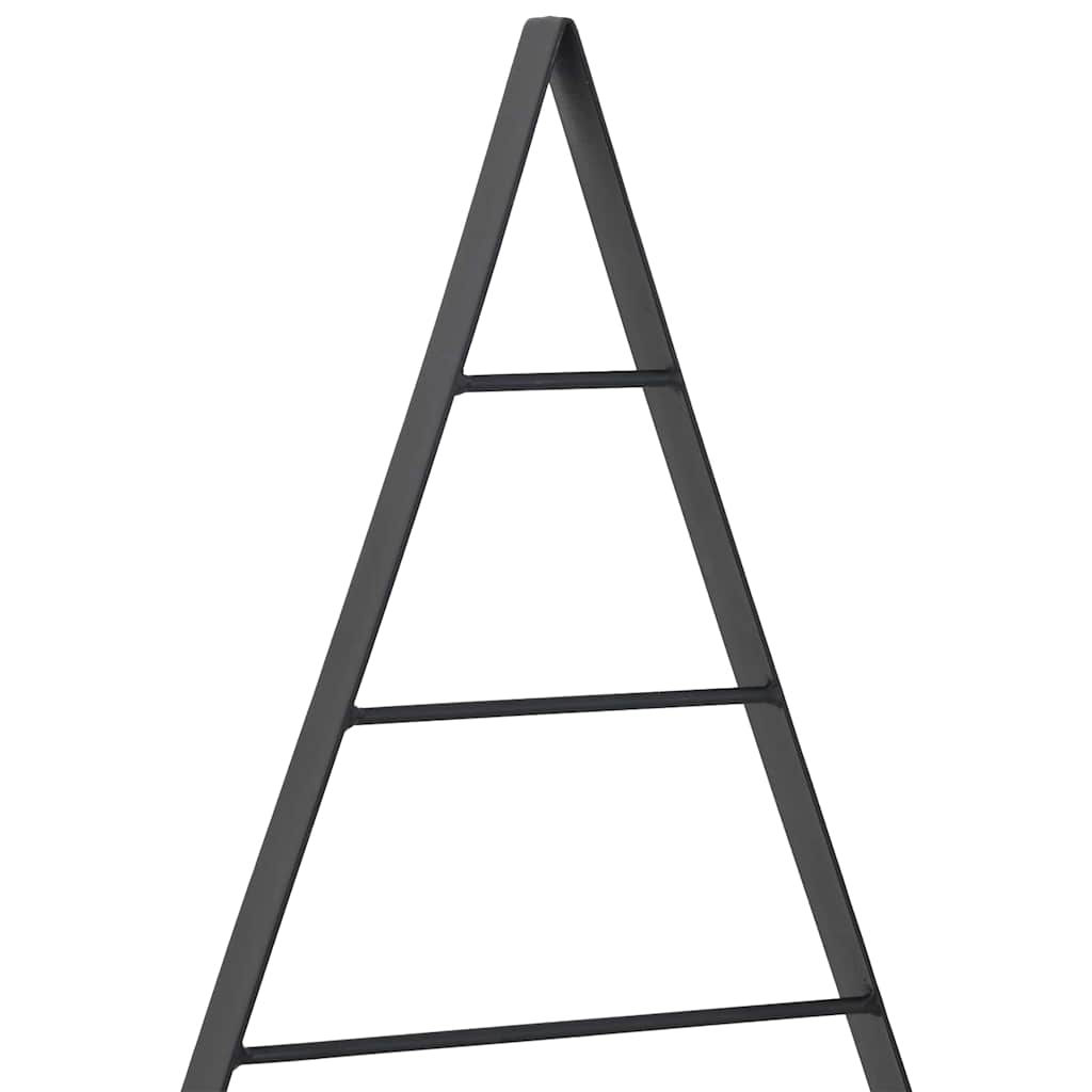 Metalen kerstboom met standaard Zwart 60 cm Staal
