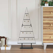 Metalen kerstboom 90 cm zwart staal