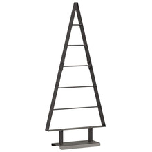 Metalen kerstboom met standaard Zwart 90 cm Staal