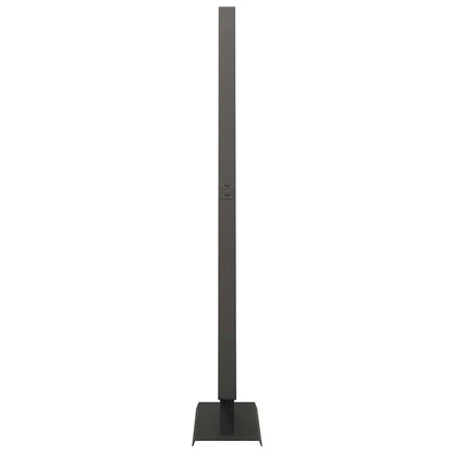 Metalen kerstboom met standaard Zwart 125 cm Staal