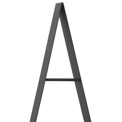 Metalen kerstboom met standaard Zwart 150 cm Staal