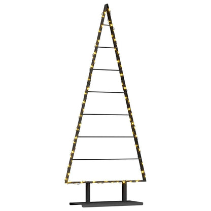 Metalen kerstboom met standaard Zwart 150 cm Staal