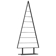 Metalen kerstboom met standaard Zwart 180 cm Staal