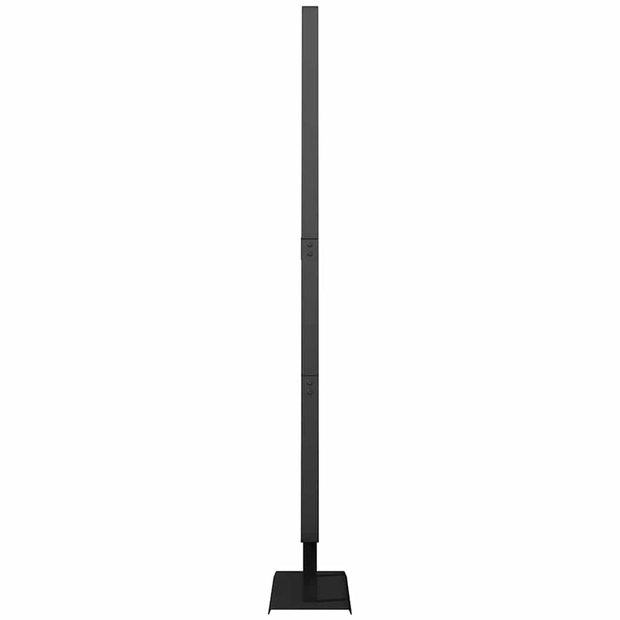 Metalen kerstboom met standaard Zwart 180 cm Staal