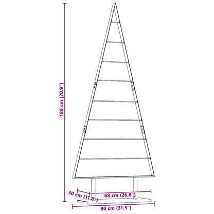 Metalen kerstboom met standaard Zwart 180 cm Staal